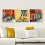 Wallity DRPRC18 Conjunto de 3 Pinturas Decorativas en Lienzo Multicolor